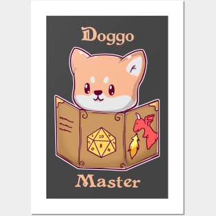 Doggo Master Shiba Inu Posters and Art